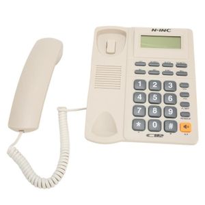 Téléphone fixe LIU-7542150685094-Téléphone filaire Téléphone fixe