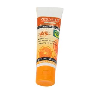 SOLAIRE CORPS VISAGE Hililand écran solaire Crème solaire à la vitamine C pour l'extérieur hydratante rafraîchissante Protection UV Lotion solaire