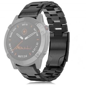 Bracelet silicone avec boucle Garmin Fenix 5/6 (bleu foncé) 