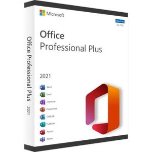 BUREAUTIQUE À TÉLÉCHARGER Microsoft Office 2021 Professionnel Plus (5 PC) - 