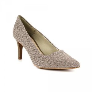 escarpin marron homme