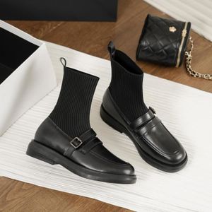Bottes on sale stretch noir