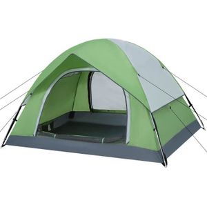 TENTE DE CAMPING Abccamping Tente De Camping Pour 2-4 Personnes, Te