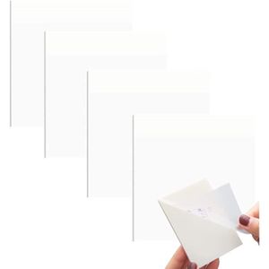Notes autocollantes transparentes Blauw - Post-it transparent - Feuille de  notes 