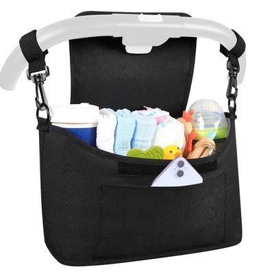 Sac Organisateur De Poussette BelleStyle - Avec Porte-gobelets, Poche Grande Capacité Pour Landau