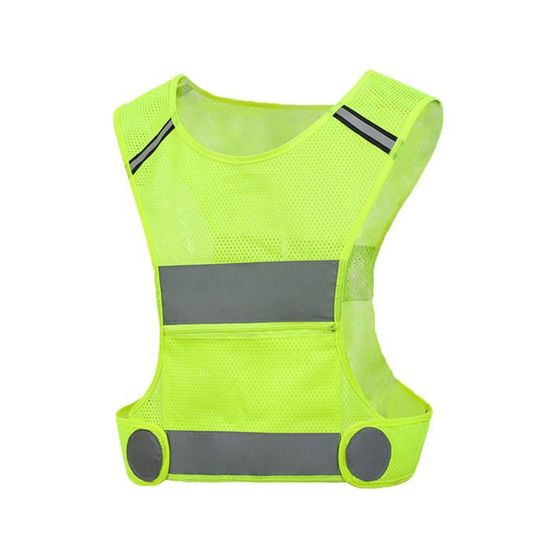 Gilet De Sécurité Réfléchissant AVANA – Haute Visibilité 360° – Jogging, Vélo, Moto – Réglable
