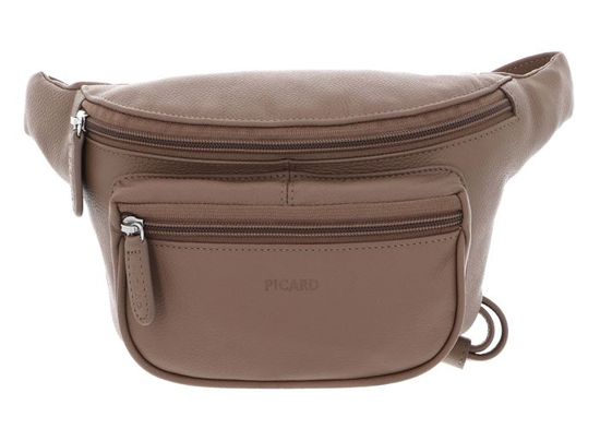 PICARD Sac banane taupe en cuir pour femme et homme Luis Belt