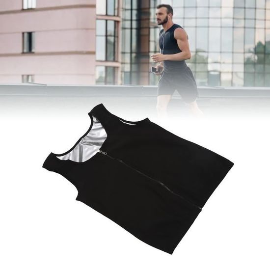 GOUJIAN Canottiera Dimagrante Uomo Fascia Addominale Neoprene Perdita - Foto 3
