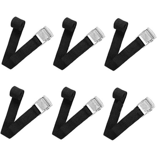 Lot De 8 Sangles En Nylon Pour Vélo - Fixation Robuste Pour Porte-bagages, Roue, Casque, équipement - 31cm Et 20cm - 3
