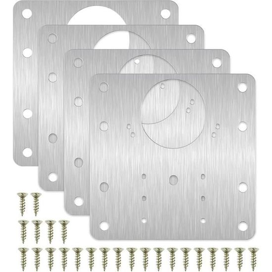 Kit De 2 Plaques De Réparation Pour Charnières De Cuisine (Blum, Etc.) - Taskar - Neuf