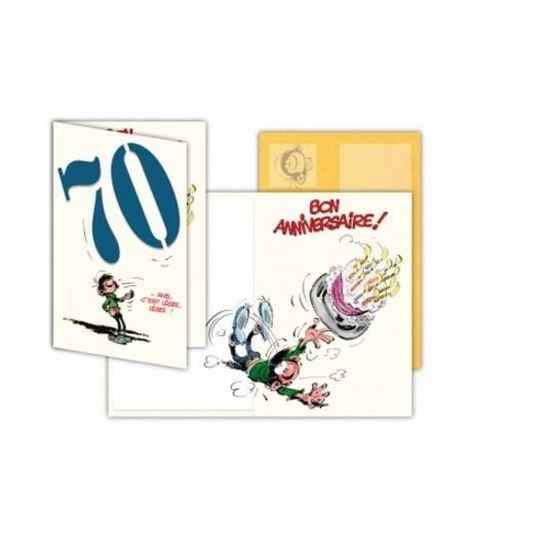 Gaston Lagaffe Carte 70 Ans C Est Leger Leger Format 12x17 Cdiscount Beaux Arts Et Loisirs Creatifs