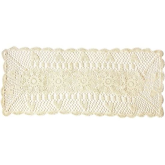 Mnteu En Coton En Dentelle Crochetée Irlndise Vec Motifs De Fleurs