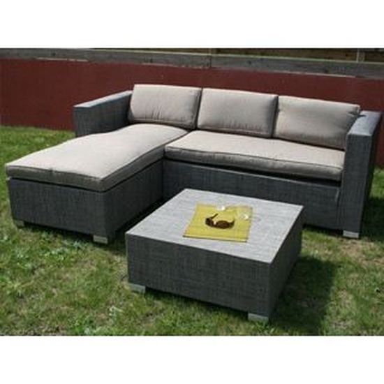 Salon De Jardin Aluminium Et Textilene M Achat Vente Ensemble