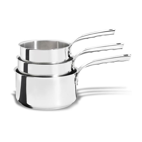 Casseroles Inox 3 Plis Atma - Lot 3 (16,18,20cm) - Fabriqué France - Induction - Sans PFOA/PFAS