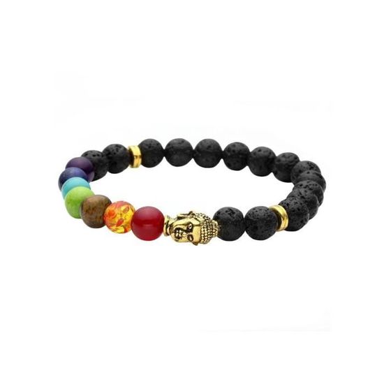Bracelet Homme En Perles De Jaspe Naturel - Taille Extensible 16-20 Cm, Ne Déteint Pas, Style EST. 2015 - 3