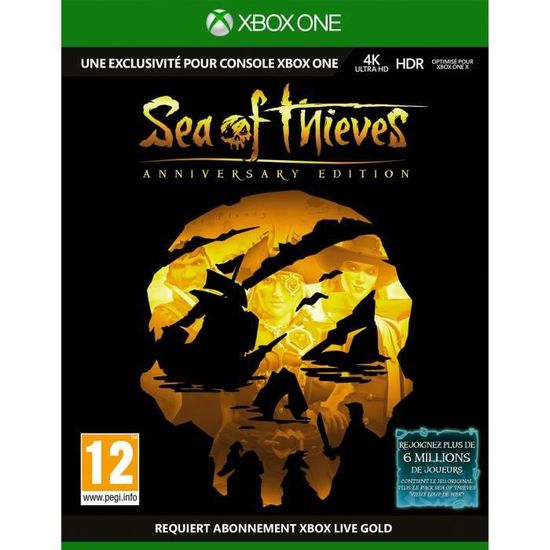 Jeu Xbox One Sea Of Thieves – Boîte OK, Sans Notice – Comme Neuf