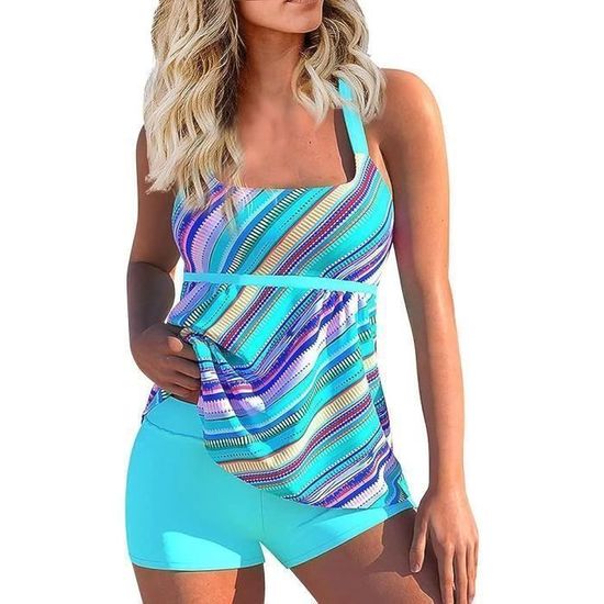 Maillot De Bain 2 Pièces Femme - Taille M - Motif Léopard - Neuf Sans étiquettes