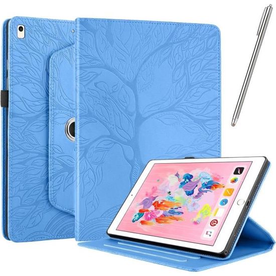 Clavier AZERTY Rétroéclairé Avec Coque Pour IPad 10.2" (2021/2020/2019) - 7 Couleurs, 3 Zones LED - Protection Incluse - 9