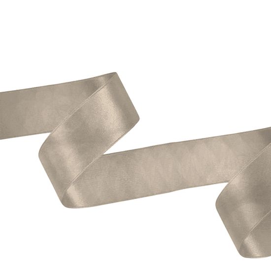 Rouleau de ruban double face Trimming Shop en polyester satiné pour tissus, arts et artisanat, nœuds, emballage cadeau, décoration de mariage 25 m x 25 mm
