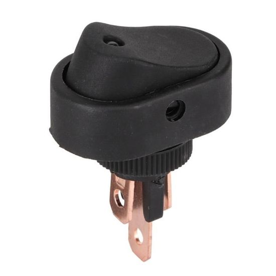 Lot De 20 Interrupteurs Bascule SPST Avec LED Jaune 12V - Pour Voiture, Bateau, Projet DIY