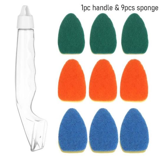 Tampons De Rechange Pour Nettoyeur Rotatif HOTO - Lot De 3 Têtes Microfibre/éponge