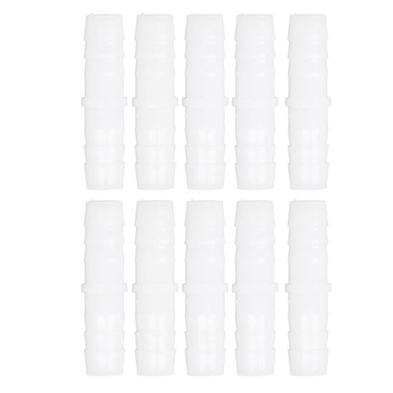 Lot De 20 Raccords De Tuyau En Plastique Cannelé Pour Irrigation Jardin - Diamètre 16 Mm (autres Tailles Disponibles)