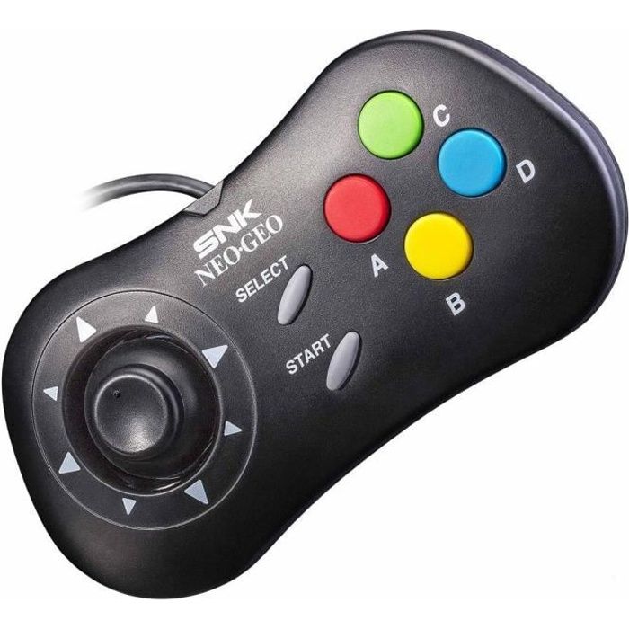 Manette noire Neo Geo Mini