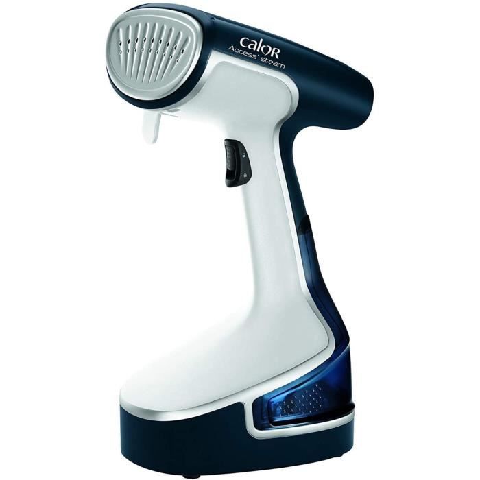 CALOR ACCESS STEAM Défroisseur Vapeur à Main Chauffe en 45 sec Autonomie Jusqu’à 10 min assainissant, anti-bactérien DR8085C0
