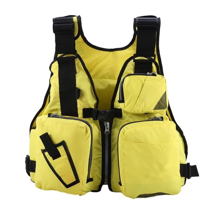 Gilet de sauvetage pour adultes Natation Pêche Drift Suit (jaune)-shc