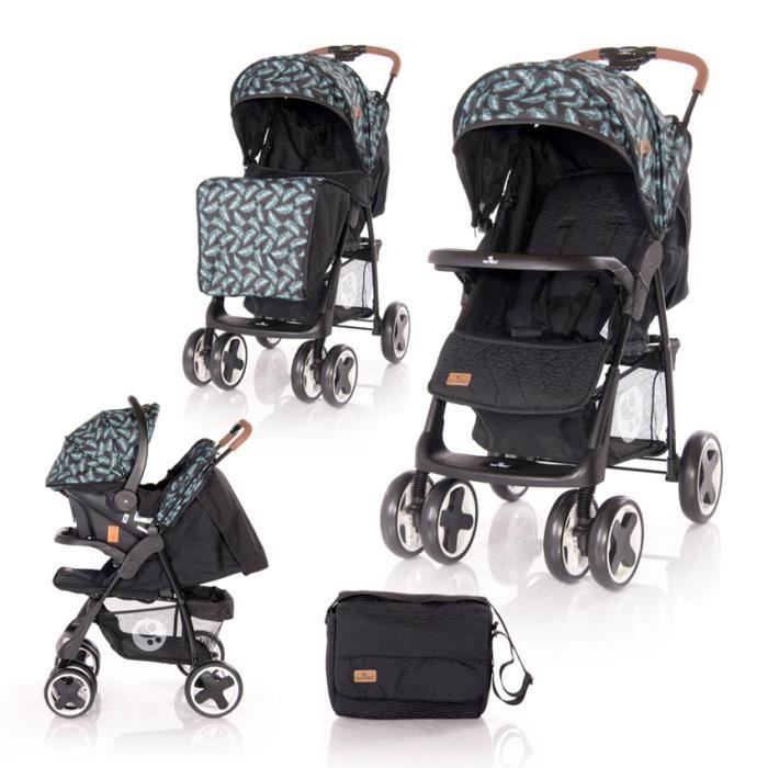 Poussette combinée duo 2 en 1 avec siège auto Ines SET Lorelli