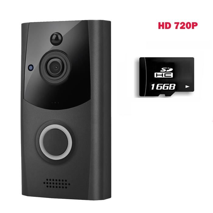 Sans fil WiFi DoorBell Smart Video Phone Interphone visuel Door Bell Secure Camera @woke4213