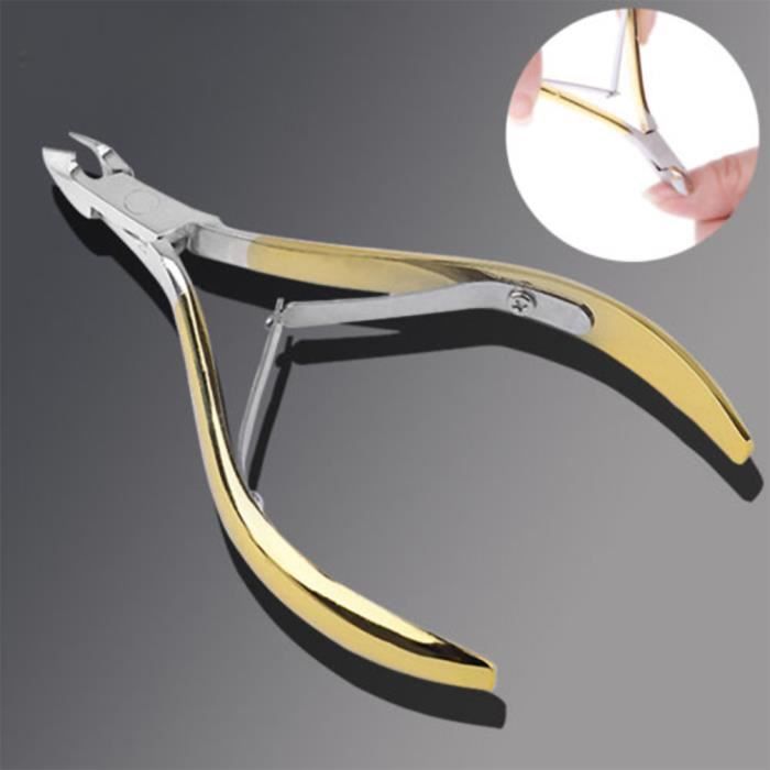 Pince Coupe Ongle - Cuticules Nail Art en acier inoxydable Nipper manucure