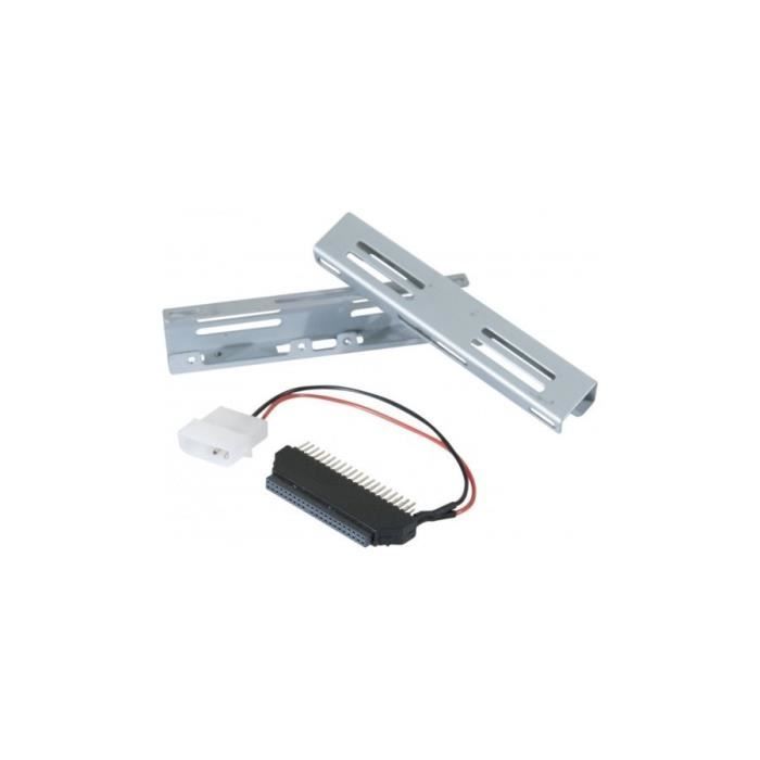Kit de montage 3,5- - 2,5- (rails, vis & adaptateur IDE)