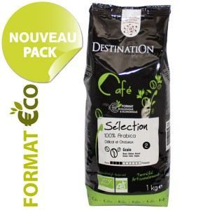 DESTINATION Café Grains Bio Sélection 1kg