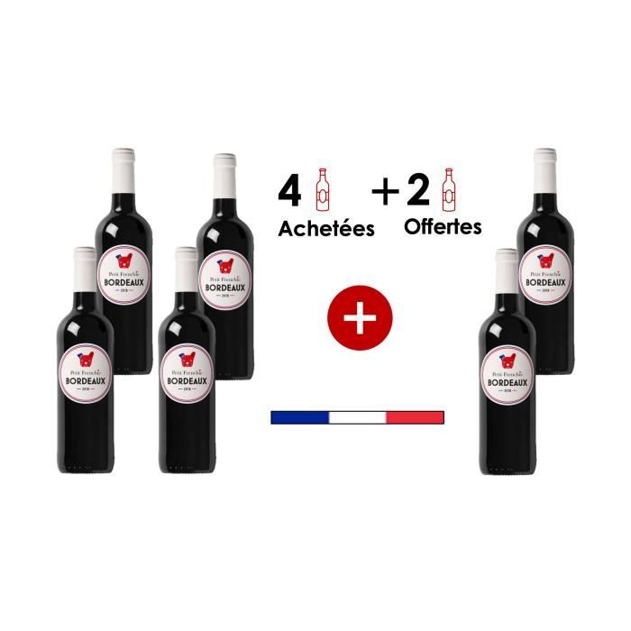 Château Machorre Le Petit Frenchie X6 2016 A.O.C Bordeaux vin Rouge Bordelais