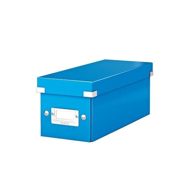 LEITZ Boîte de Rangement Click & Store CD WOW Bleu