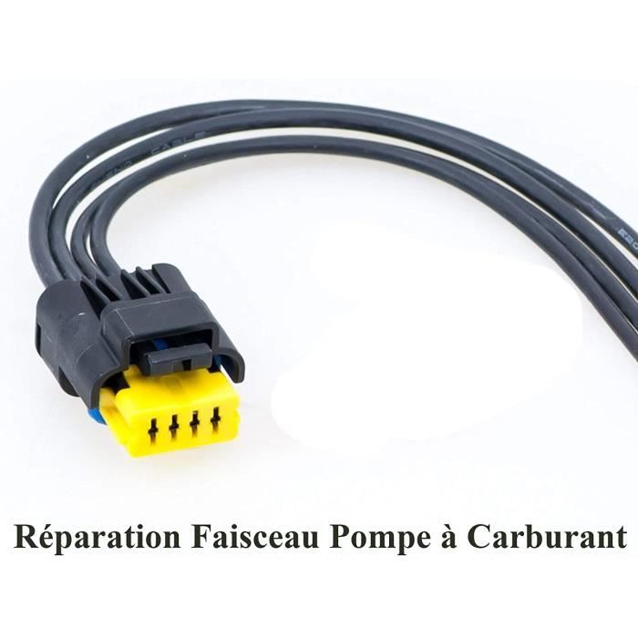 Kit Réparation Câble Faisceau de Câblage Fiche Électrique Prise de Connectique Connecteur Plug Adaptateur pour Pompe Carburant 306 2