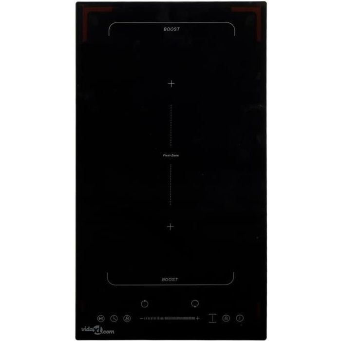 Meuble© #73708 Plaque de cuisson Table de cuisson - Plaque Induction à induction 2 brûleur Contrôle tactile 3500W