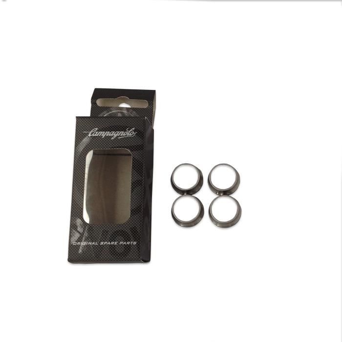 Lot de 4 cônes arrière Campagnolo bora/mille/shamal/zonda - noir/gris