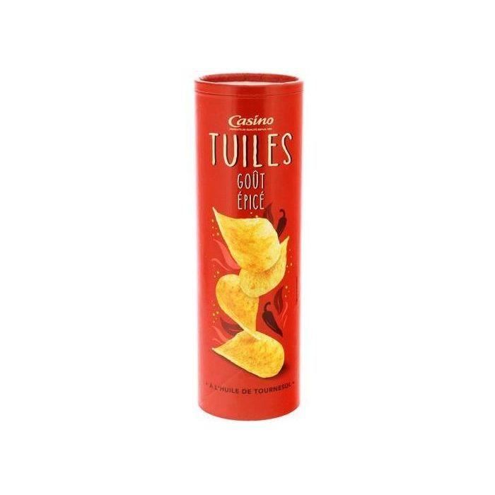CASINO Tuiles goût Epicés - 170 g