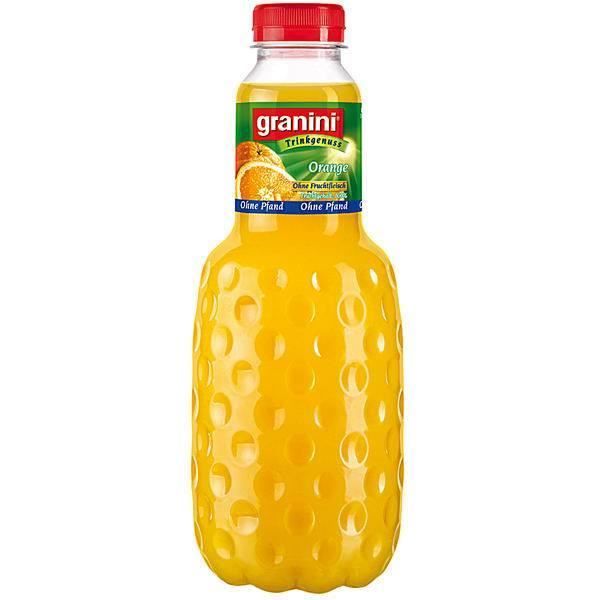 Granini orange sans pulpe 6 x 1l