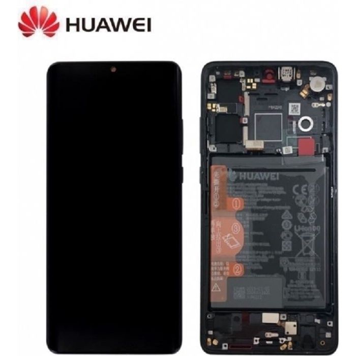 Ecran Complet Noir Huawei P30 (Service Pack)