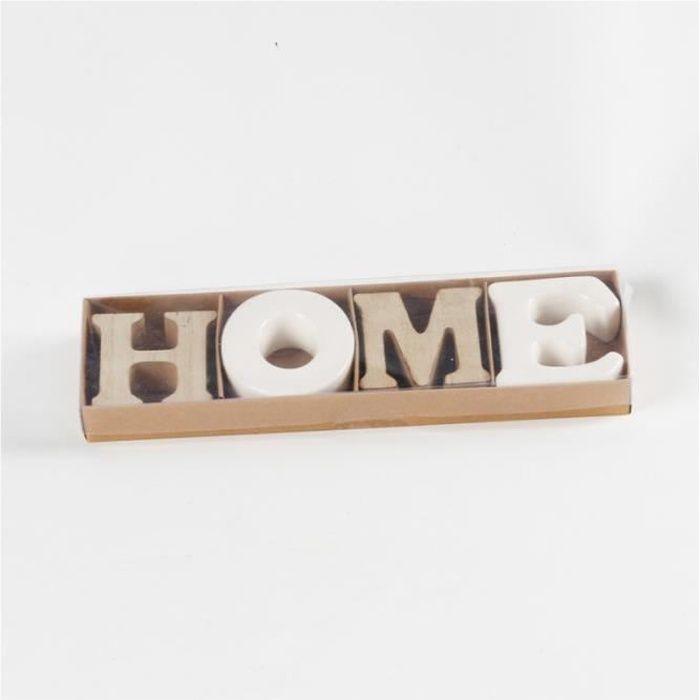 Lettre décorative HOME à poser .