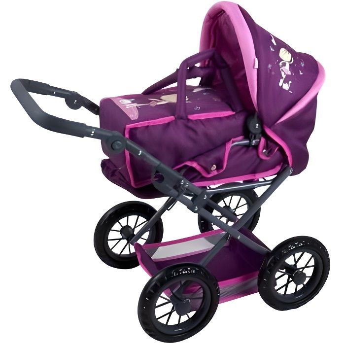 Landau poussette + sac a langer NICI Clara danseuse - Combi poupon / poupee - Guidon 34-62cm