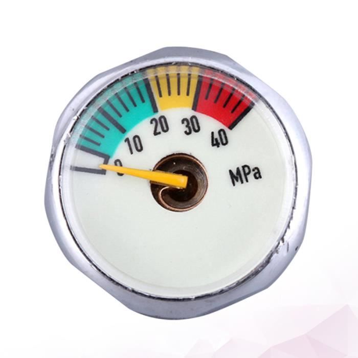 25mm haute pression manomètre 40mpa M8 baromètre d'affichage lumineux pour extincteur réservoirs d'oxygène MONTRE CONNECTEE SPORT