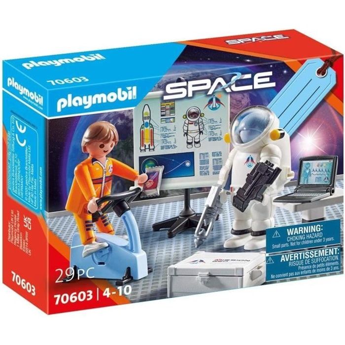 Figurine miniature Playmobil 70603 Space Entraînement des astronautes Coffret cadeau