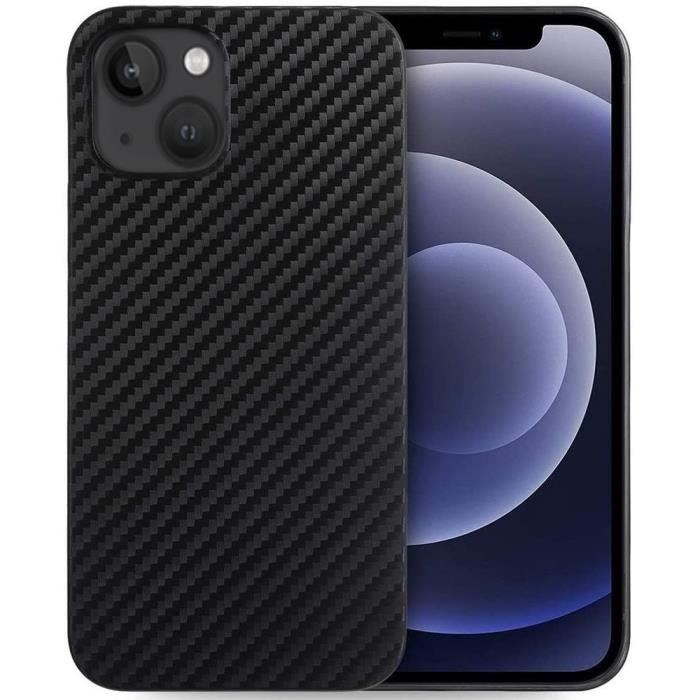 Coque Carbone Noir pour iPhone 13 mini (5.4'')