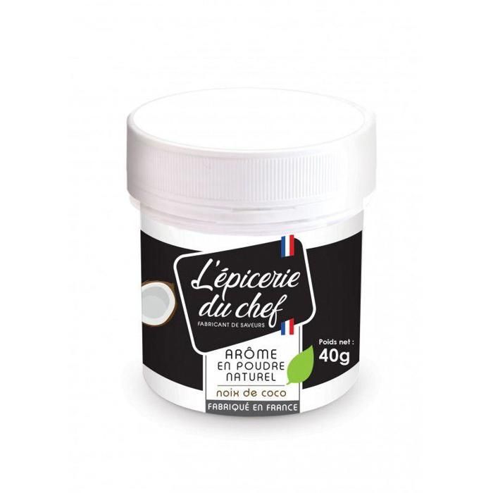 Arôme alimentaire naturel en poudre de Noix de coco 40 g