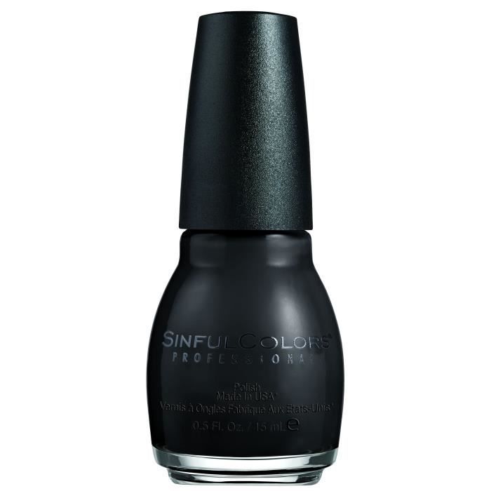 SINFUL Vernis à ongles n° 103 Black On Black - 15 ml