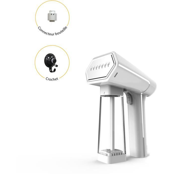 STEAMONE S-Nomad Défroisseur vapeur portatif 1500W - Blanc